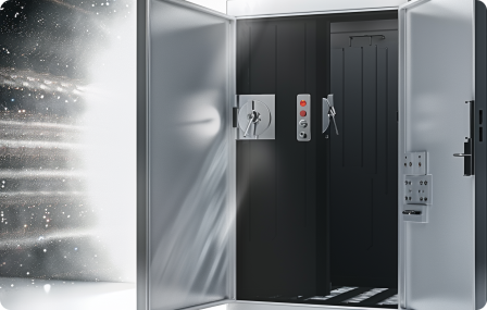 What is a vault door fingerprint lock