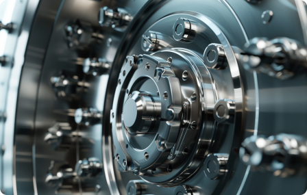 What is a vault door fingerprint lock